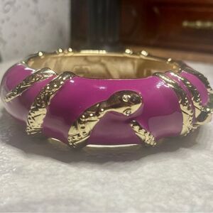 - Gold Plated Snakes Bracelet